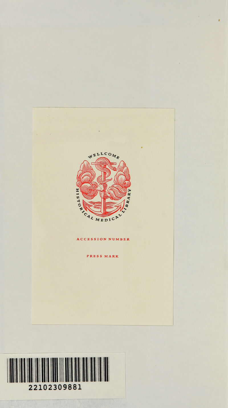 ACCESSION NUMBER PRESS MARK