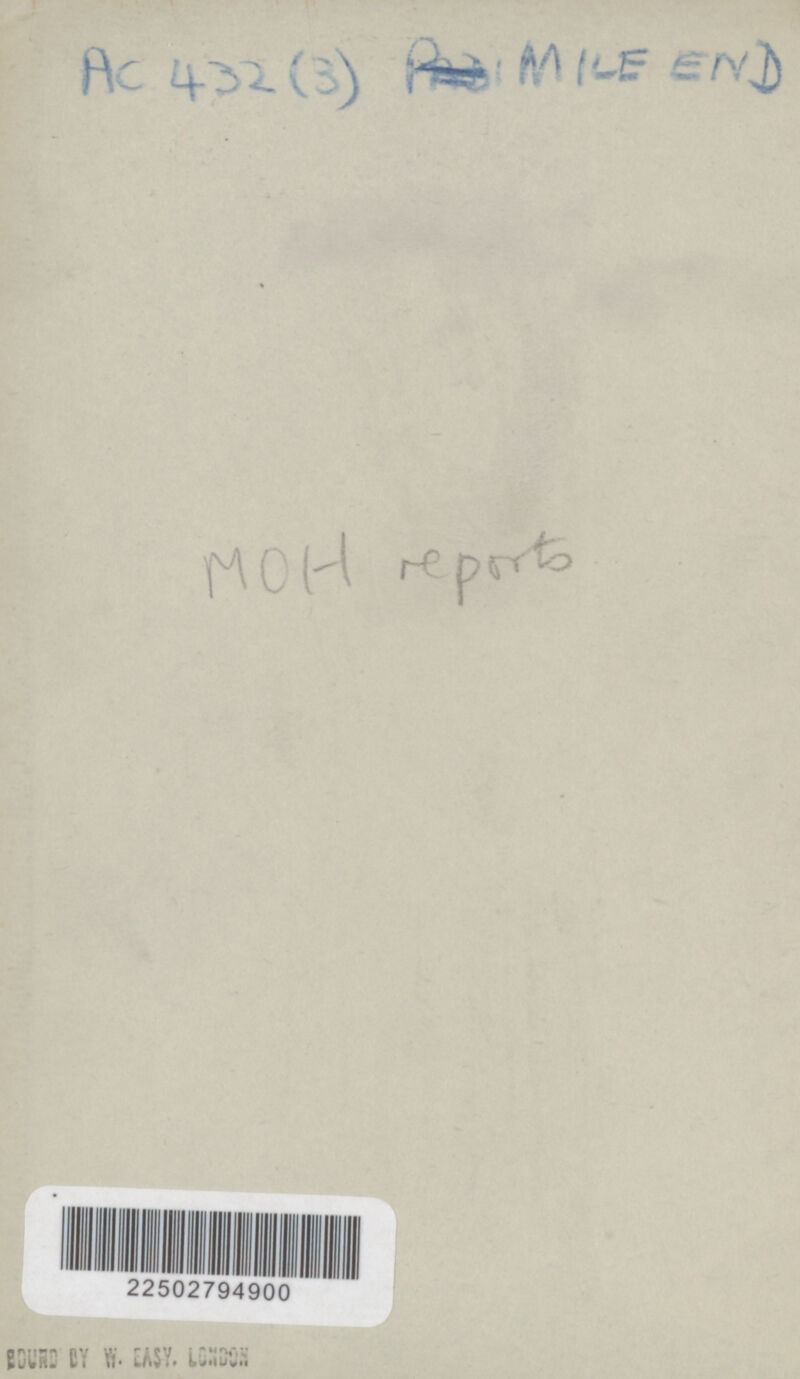 AC 432 (3) ??? MILE END MOH reporte