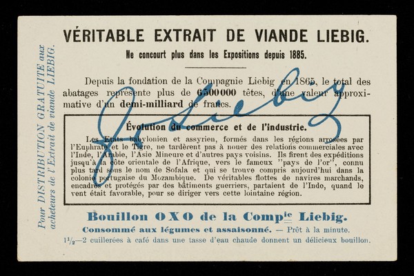 Évolution du commerce et de l'industrie : Départ d'une flotte de commerce des Indes pour le pays de l'or sur la côté orientale de l'Afrique / Compagnie Liebig.