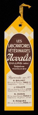 Les laboratoires vétérinaires Novalis, Oullins (Rhône) ... : produits de première qualité, vente exclusive aus vétérinaires, label syndical : demandez notre nouveau tarif / Novalis.