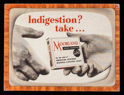 Indigestion? : take... Moorland Antacid Indigestion Tablets for the relief of indigestion, heartburn, dyspepsia, flatulence, acidity.