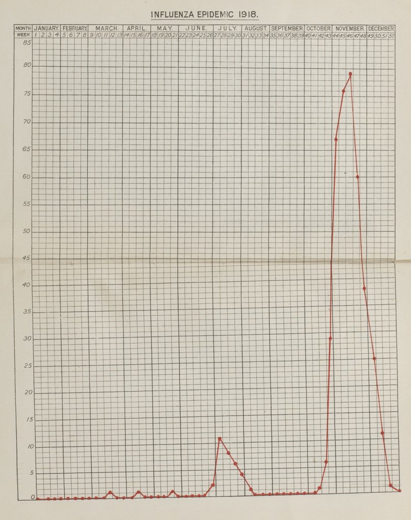 INFLUENZA EPIDEMIC 1918.
