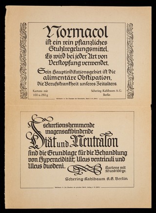 Aus der Geschichte der Gicht- und Rheumabehandlung ist Atophan nicht mehr wegzudenten ... / Schering-Kahlbaum AG.