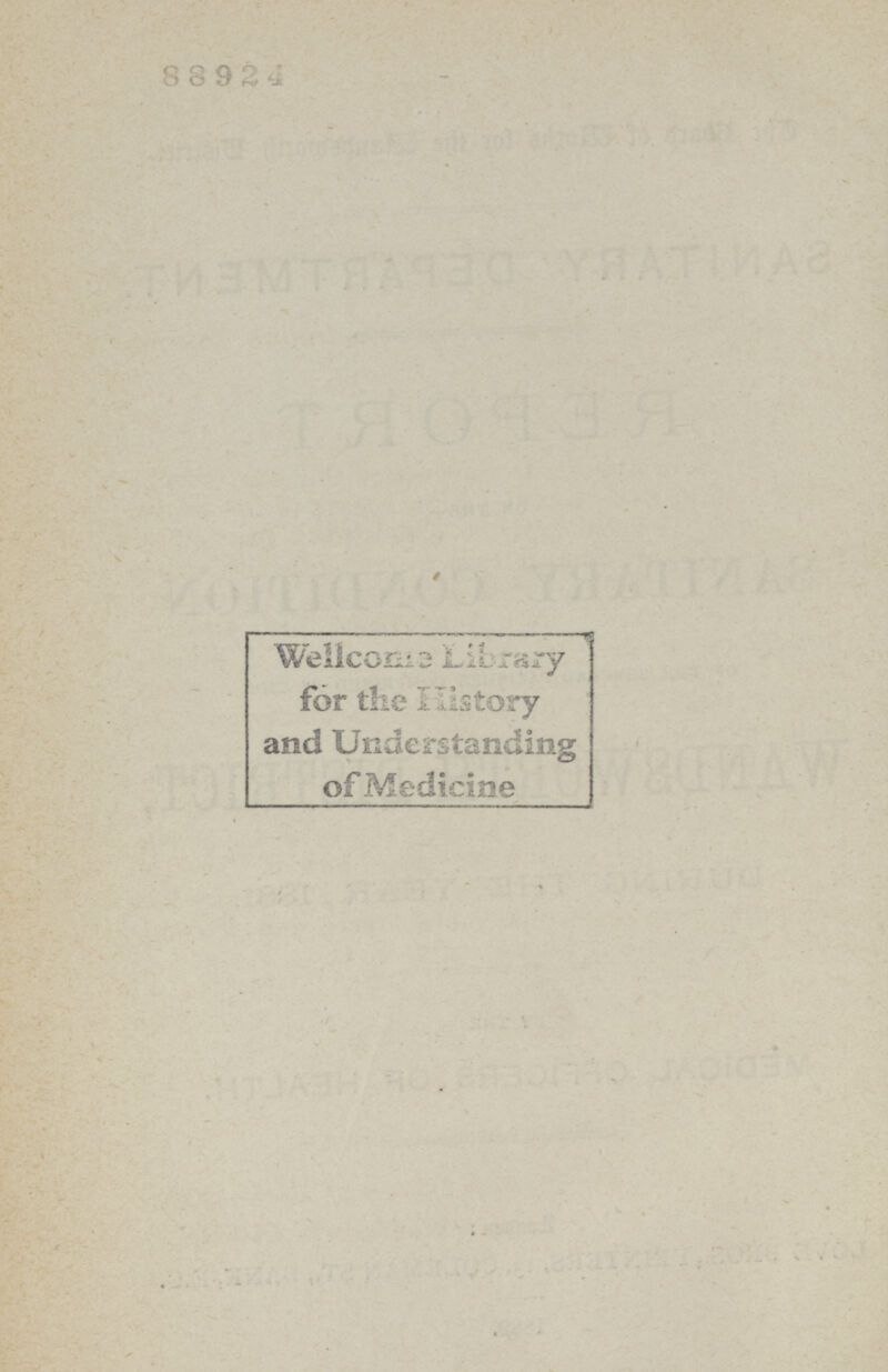 88924 Wellcome Library for the History and Understanding of Medicine