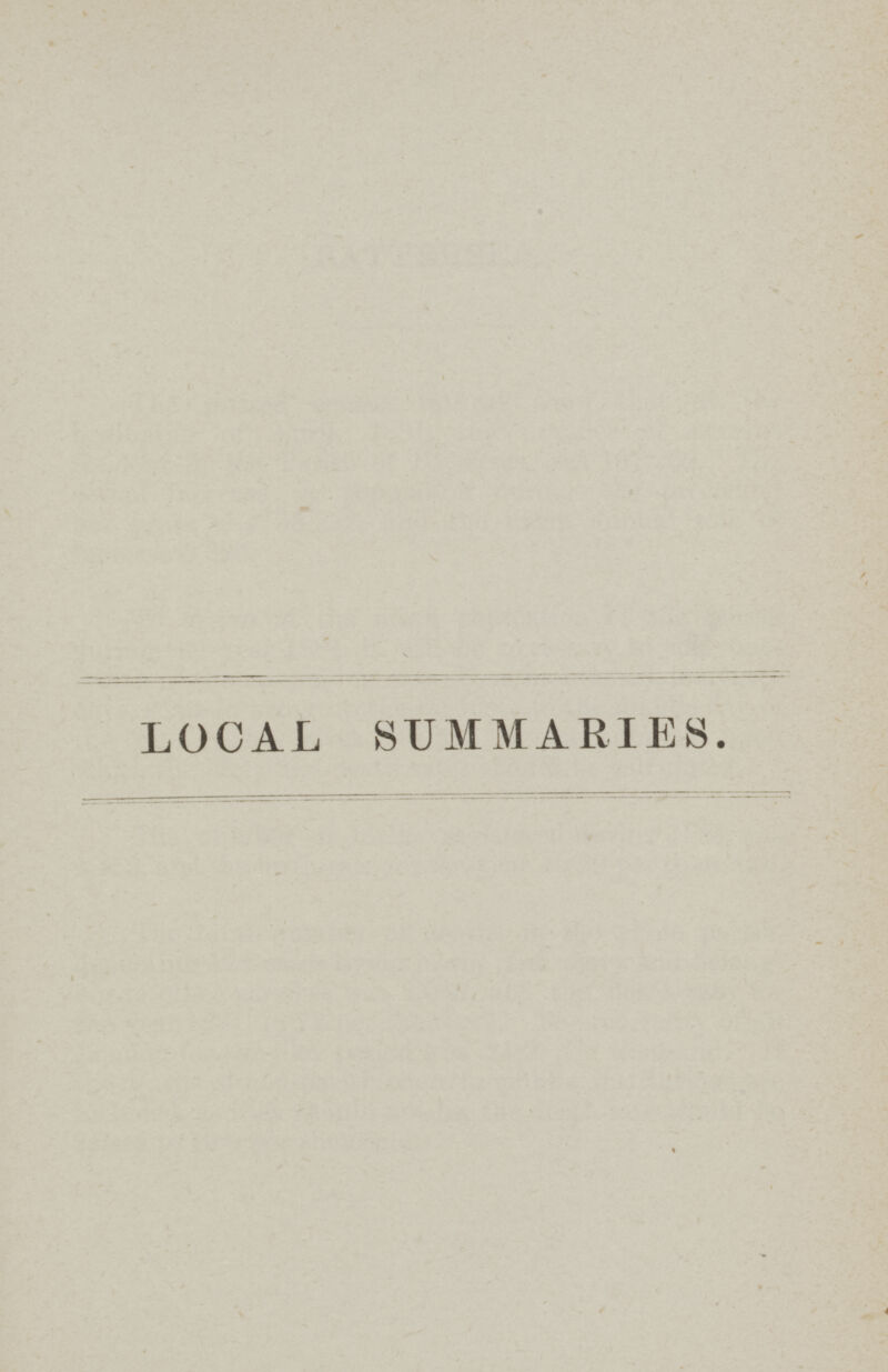 LOCAL SUMMARIES.