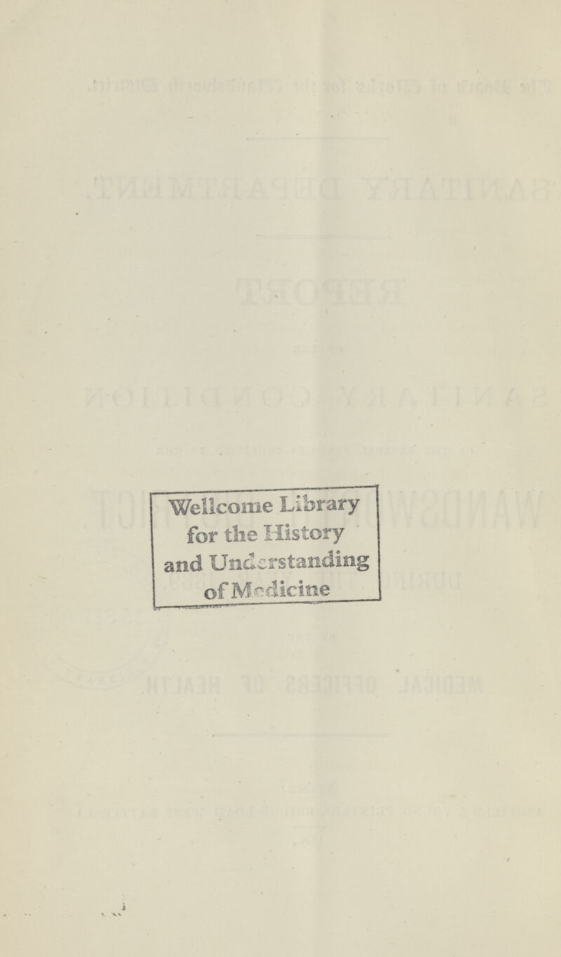Wellcome Library for the History and Understanding of Medicine