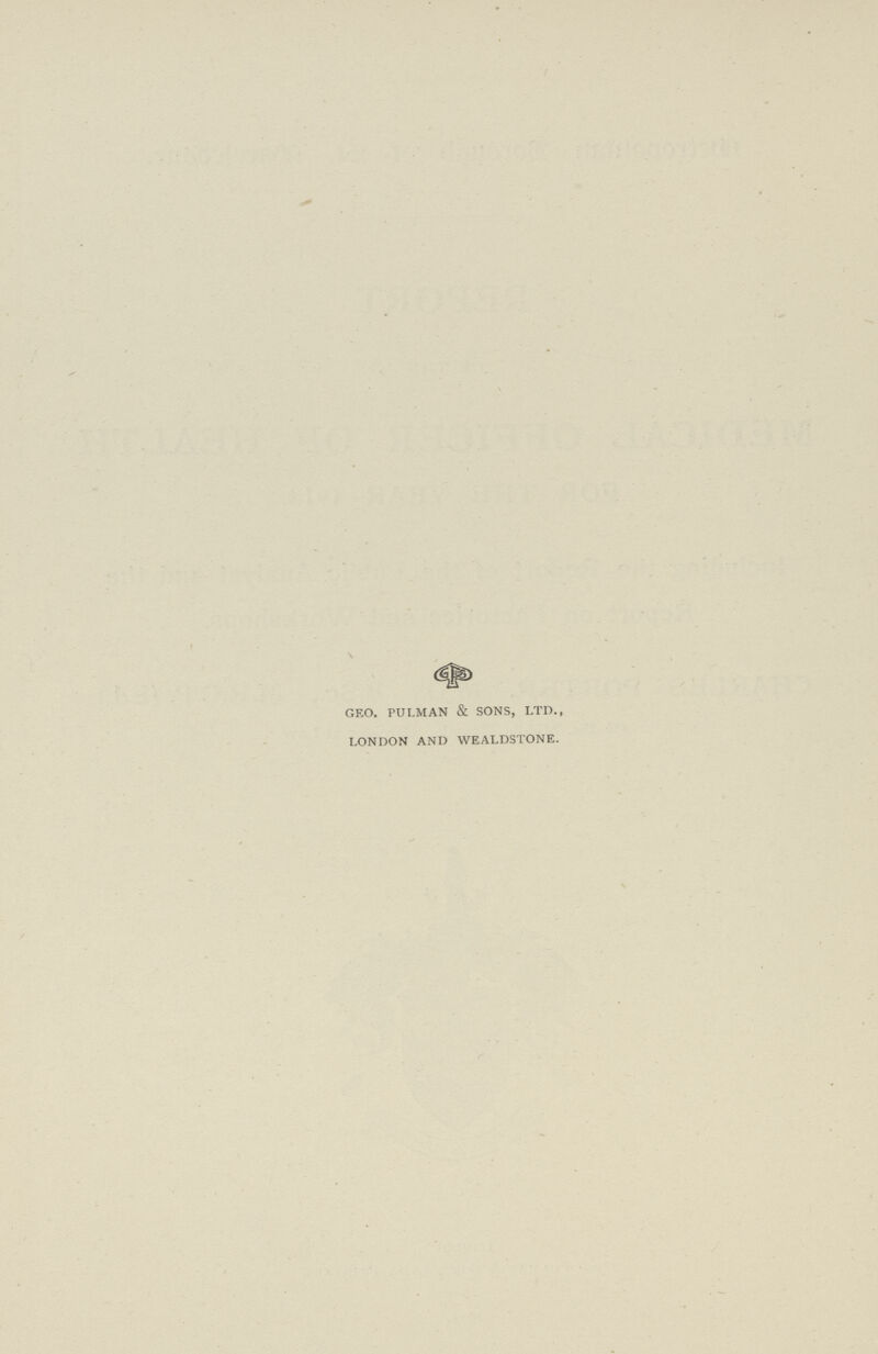 geo. pulman & sons, ltd., london and wealdstone.