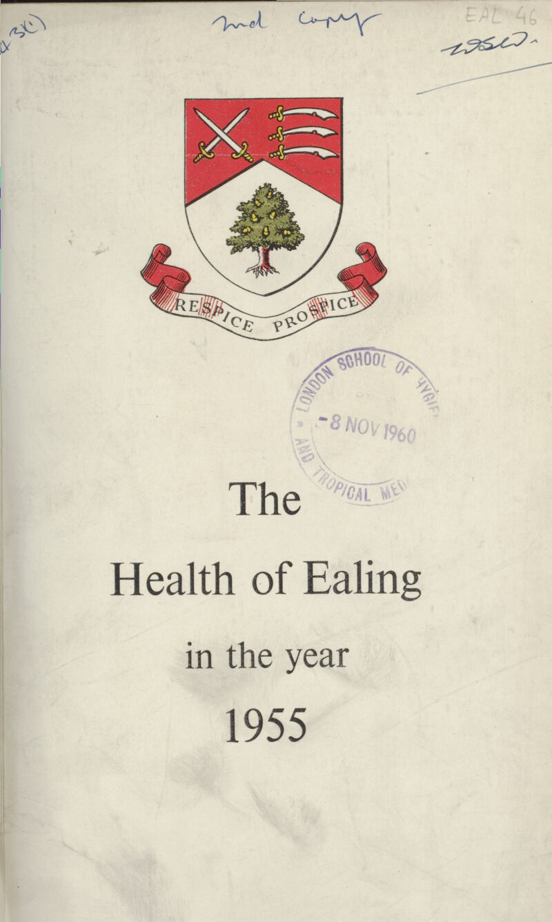 EAL 46 The Health of Ealing in the year 1955