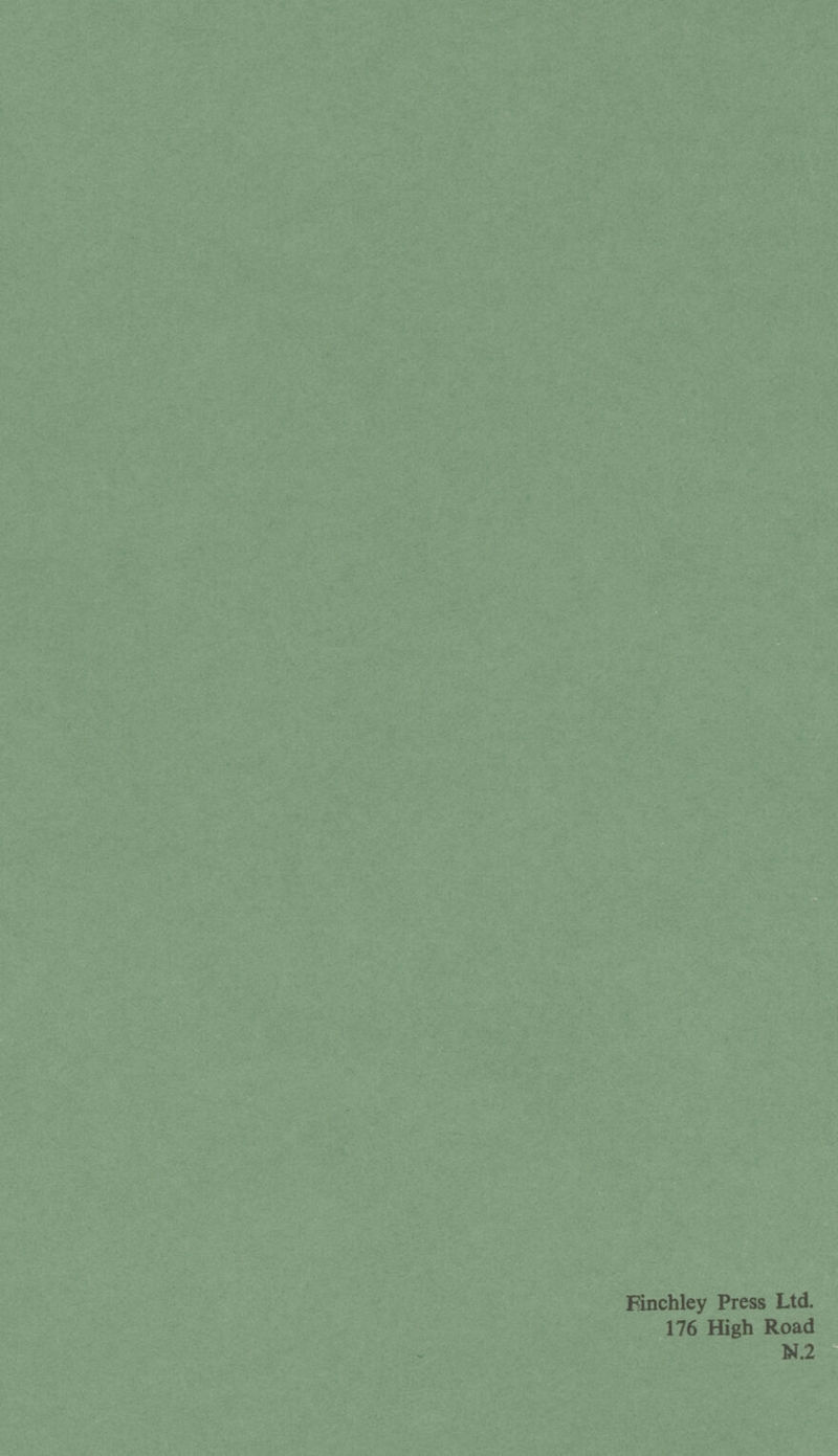 Finchley Press Ltd. 176 High Road N.2