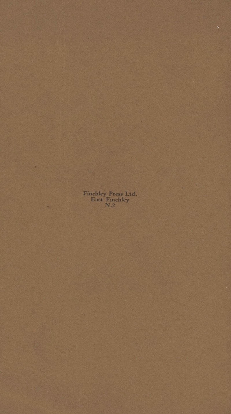 Finchley Press Ltd. East Finchley N.2