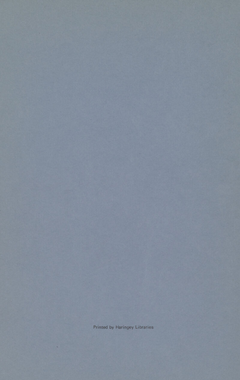 Printed by Haringey Libraries