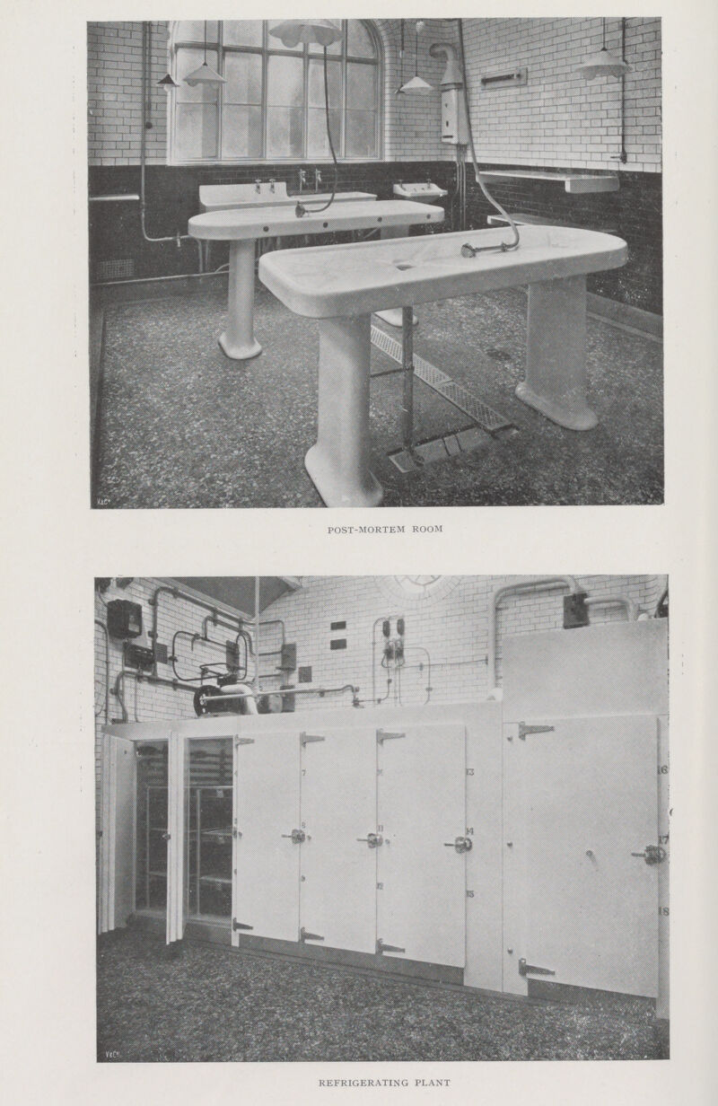 post-mortem room refrigerating plant