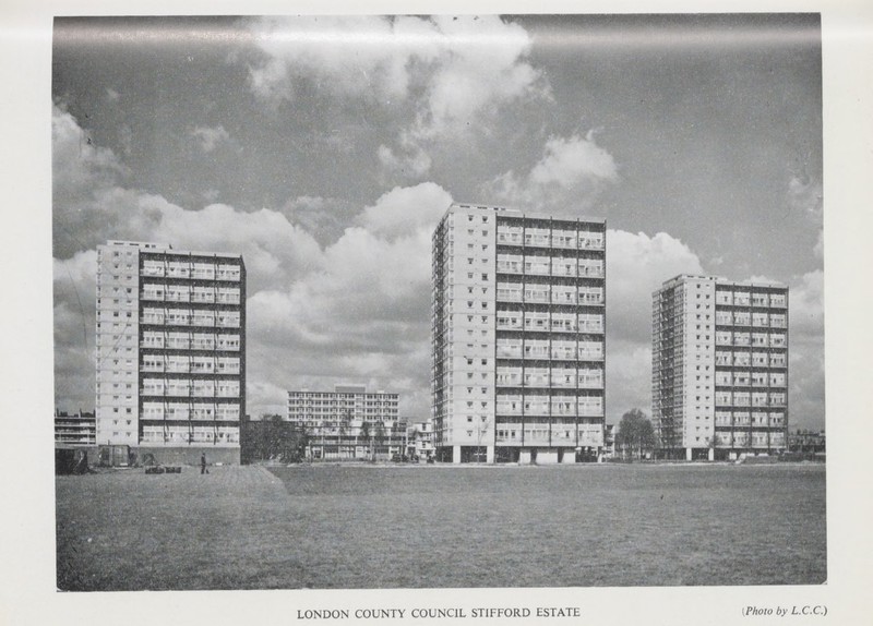 LONDON COUNTY COUNCIL STIFFORD ESTATE (Photo by L.C.C.)