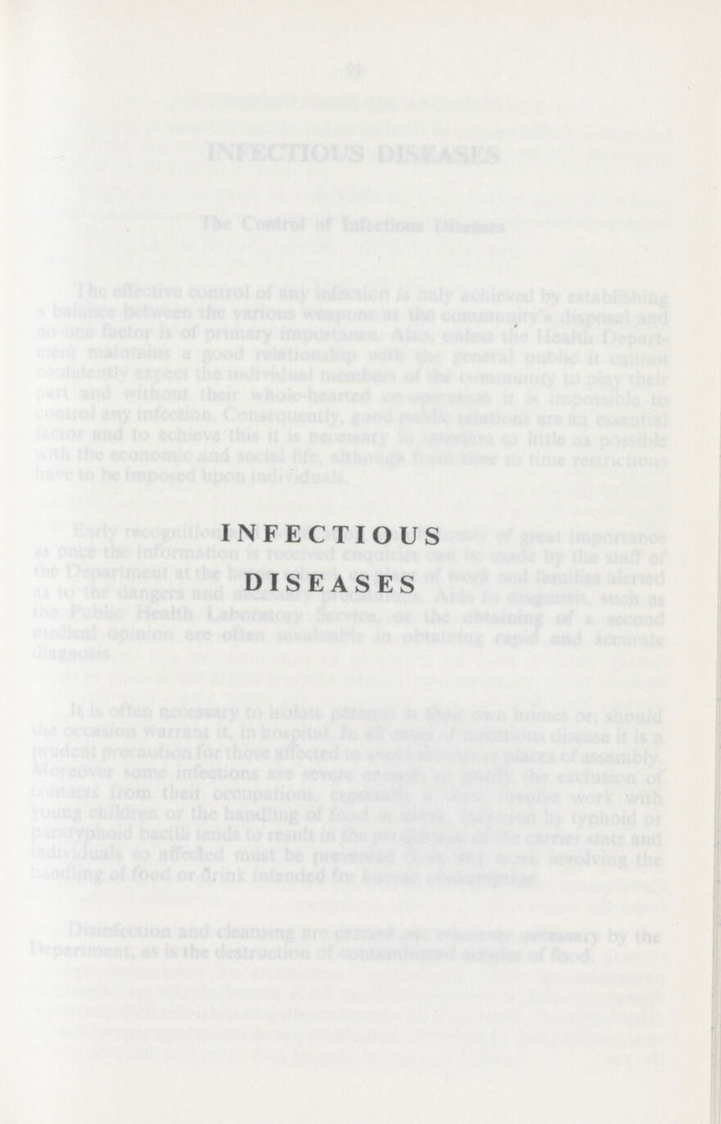 INFECTIOUS DISEASES