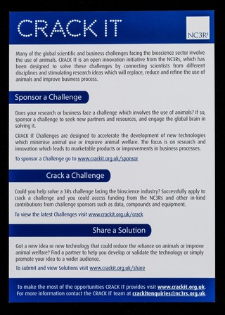 NC3Rs funding schemes / NC3Rs.