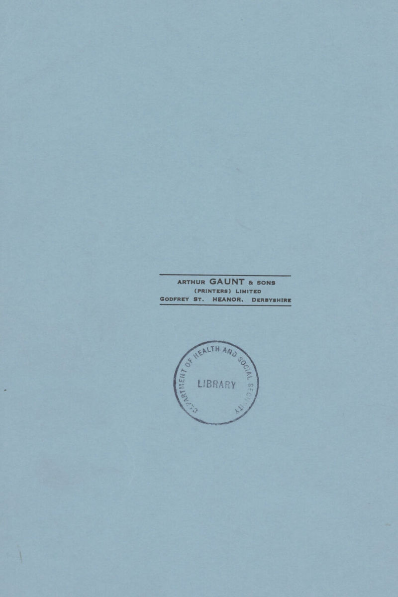 Arthur GAUNT a sons (printers) limited godfrey st. heanor, derbyshire