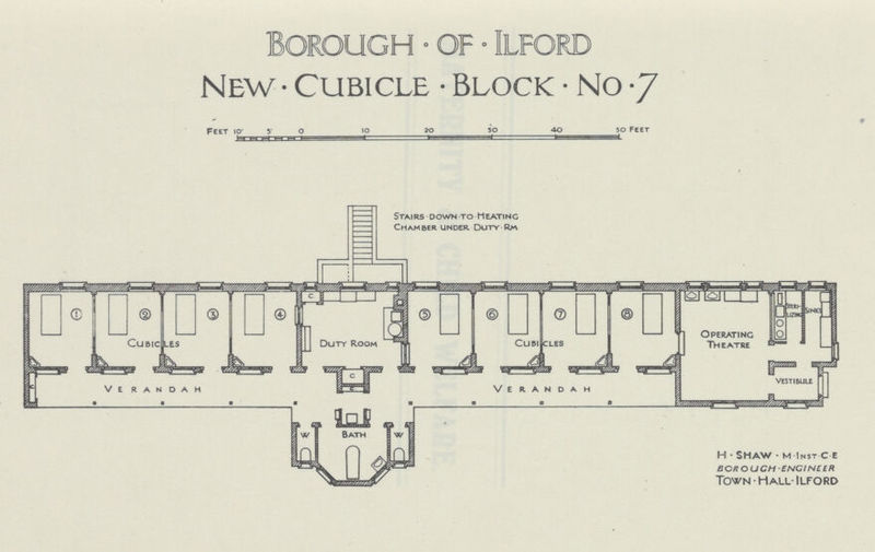 Borough • of • Ilford New • Cubicle • Block • No -7