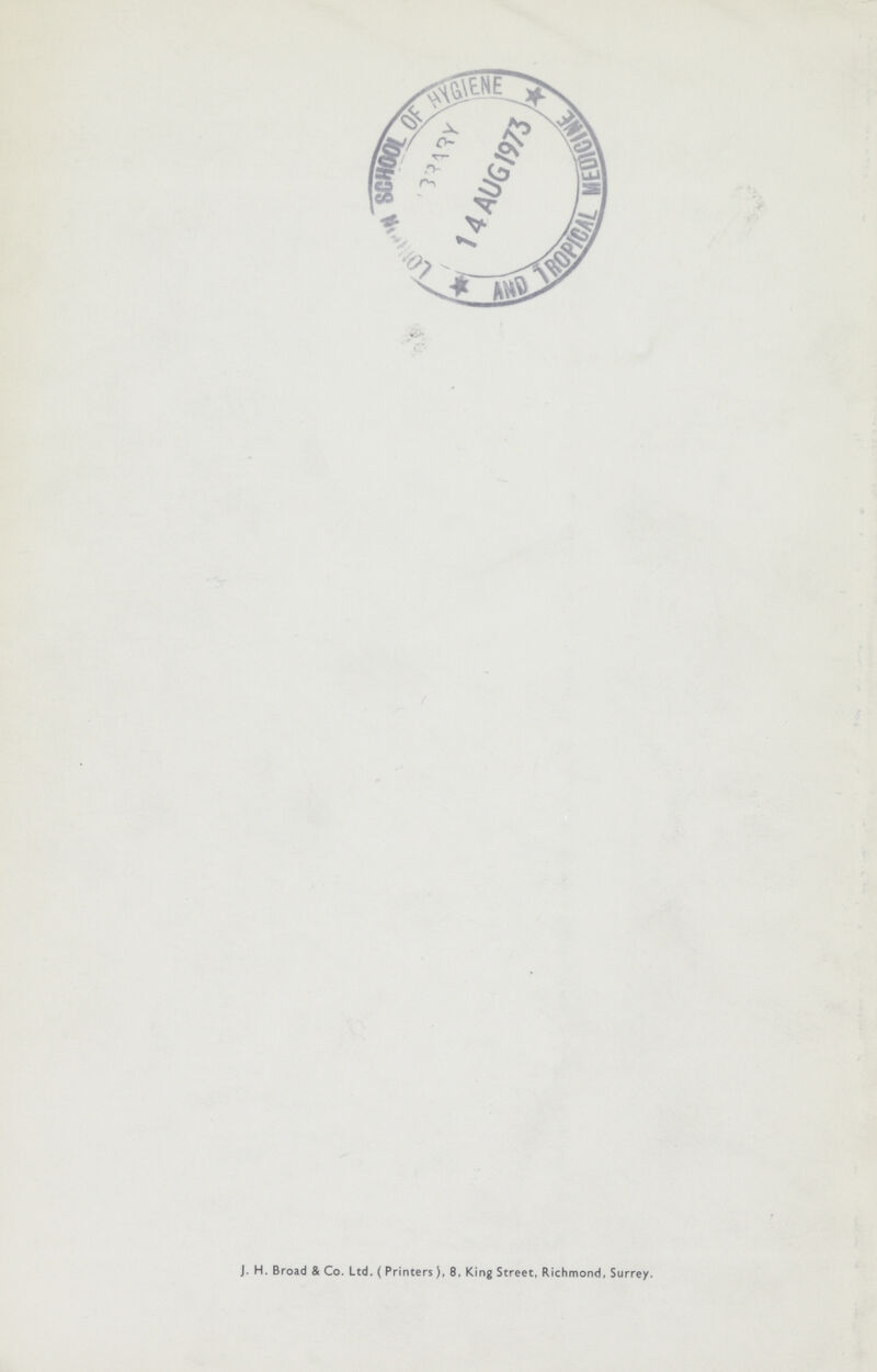 J. H. Broad & Co. Ltd. ( Printers), 8, King Street, Richmond. Surrey.