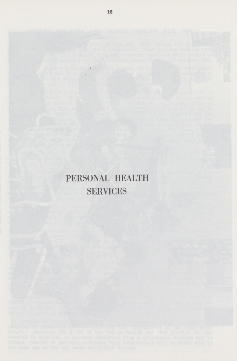 18 PERSONAL HEALTH SERVICES