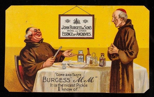 "Come and taste Burgess' "MM" : it is the nicest pickle I know of / John Burgess & Son.