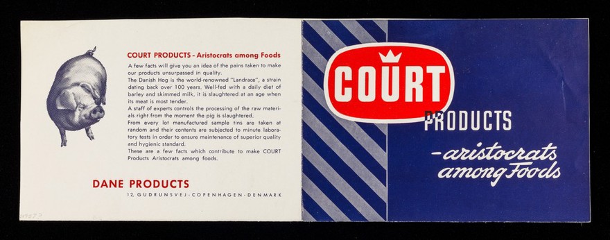 Court products : aristocrats among foods / Dane Products.