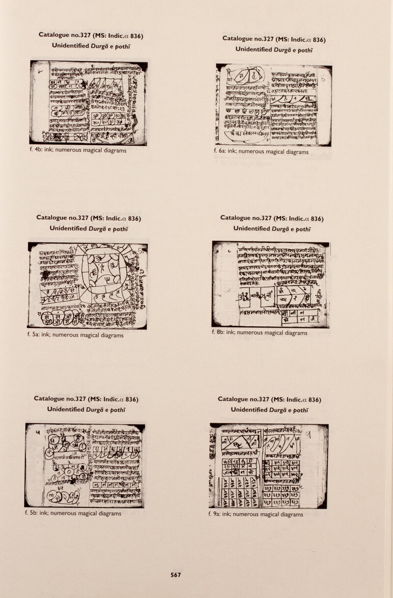 f. 6a: ink; numerous magical diagrams Catalogue no.327 (MS: Indic .ct 836) Unidentified Durgä e pothî f. 5a: ink; numerous magical diagrams Catalogue no.327 (MS: Indic .a 836) Unidentified Durgä e pothî F b: ink; numerous magical diagrams Catalogue no.327 (MS: Indic .a 836) Unidentified Durgä e pothî r I L SS- Irt qHÎST5ÏWCTt»95Sj^(Â WirnmrrwwpwiS. a. Catalogue no.327 (MS: Indic .a 836) Unidentified Durgä e pothî f. 4b: ink; numerous magical diagrams