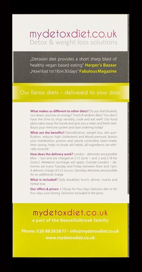 mydetoxdiet.co.uk : detox and weight loss solutions.