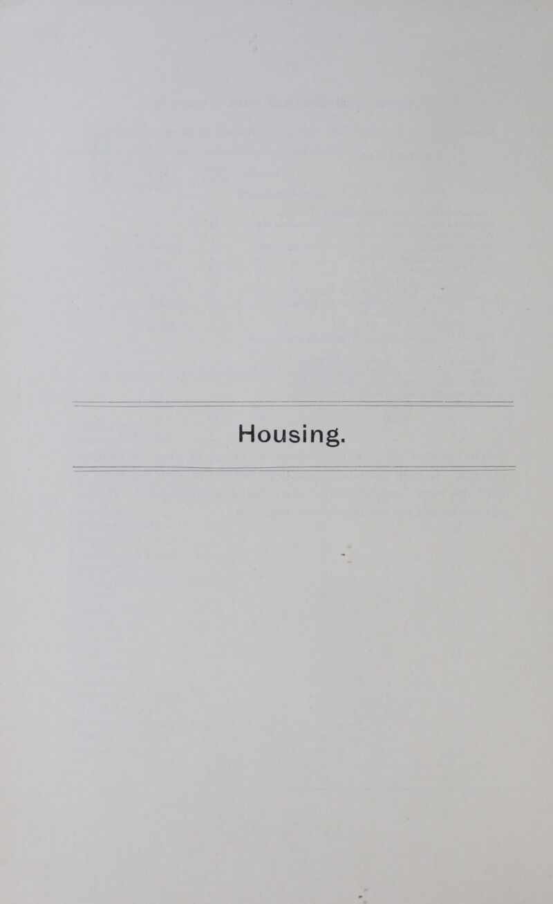 Housing.