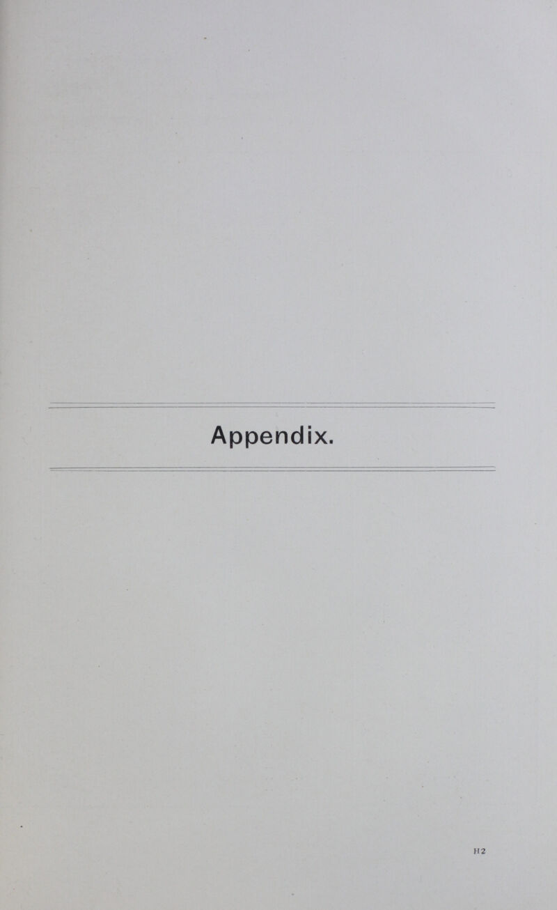 Appendix. H2