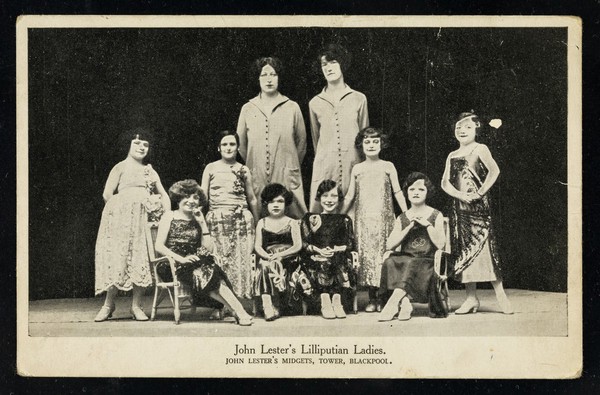 John Lester's Lilliputian Ladies : John Lester's Midgets, Tower, Blackpool.