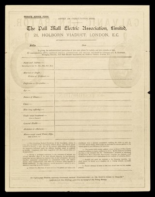 The London galvanic generator : a remarkable English invention : a royal remedy now offered to the world / by the Pall Mall Electric Association.