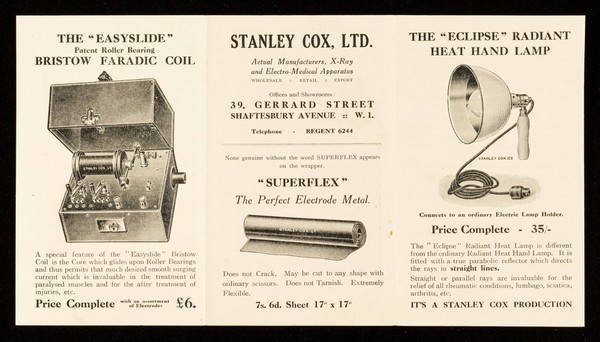 The "Eclipse" radiant heat hand lamp / Stanley Cox Ltd.