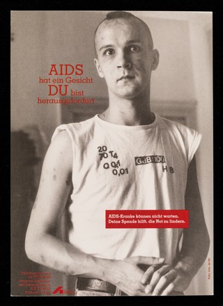 AIDS hat ein Gesicht : du bist herausgefordert / Deutsche AIDS-Hilfe ; Foto: Ines de Nil.