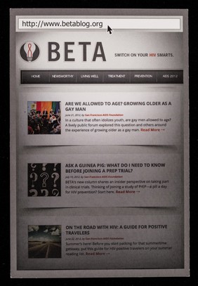 What is BETA? : BETA is your bright and brainy source for news on HIV prevention, treatment and ways to live with the virus.