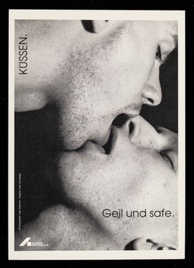 Küssen : Geil und safe / Deutsche AIDS-Hilfe ; Foto Ingo Taubhorn ; Gestaltung trash line Design.