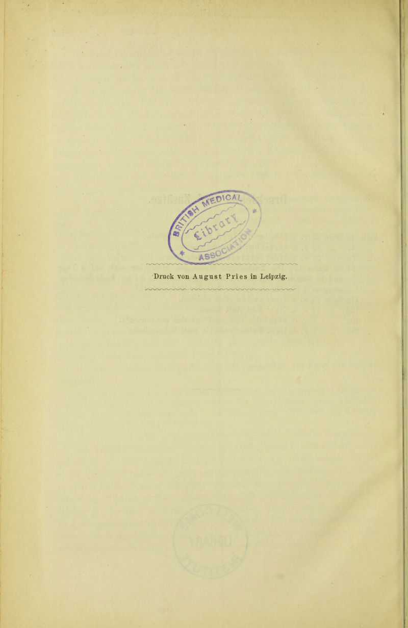 Druck von August Pries in Leipzig.