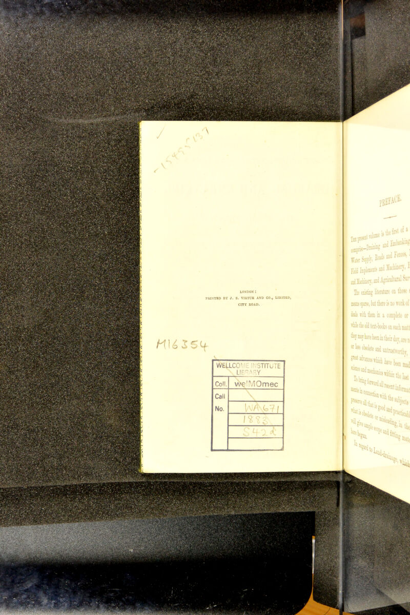 3 londox : printed by j. s. virtue and co., limited, city road. WE LLC. NSTITUTE LIBRARY Coll. v^e'-AOmec Call No.