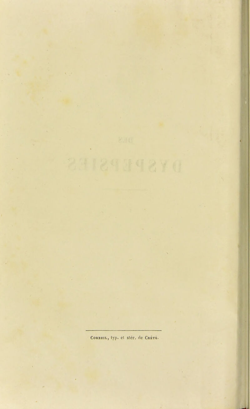CoRBEit., typ. et stér. de Crété.