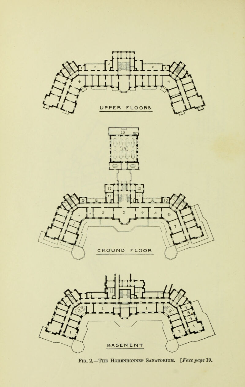 Fig. 2.—The Hohbnhonnbf Sanatorium. [Face page 19.