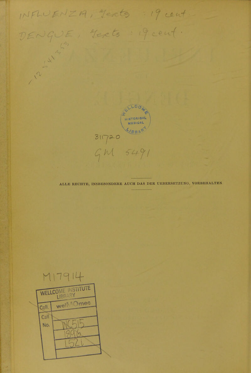 \ / ALLE RECHTE, INSBESONDERE AUCH DAS DER UEBERSETZUNG, VORBEHALTEN.