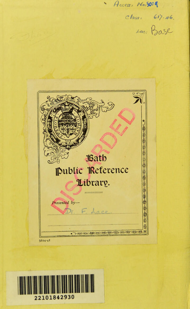 Batb public IRefetence Presented by— ..lis 9104-4 <