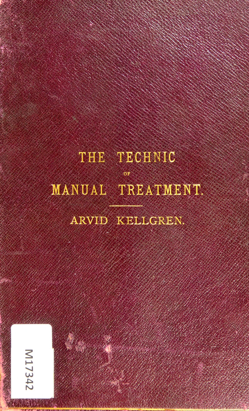 THE TECHNia MANUAL TOEATMENT.