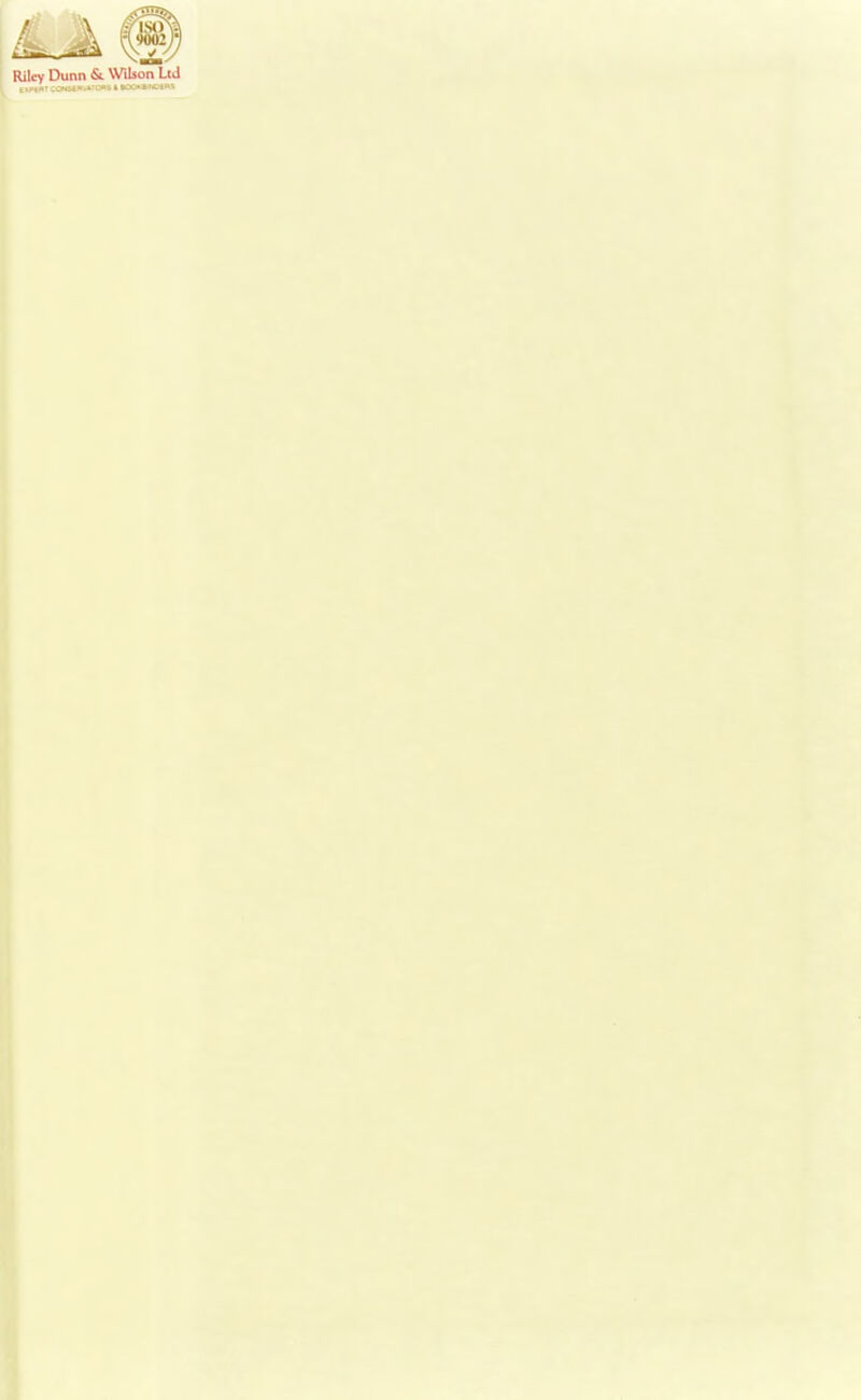 Riley Dunn &. Wilson LtJ