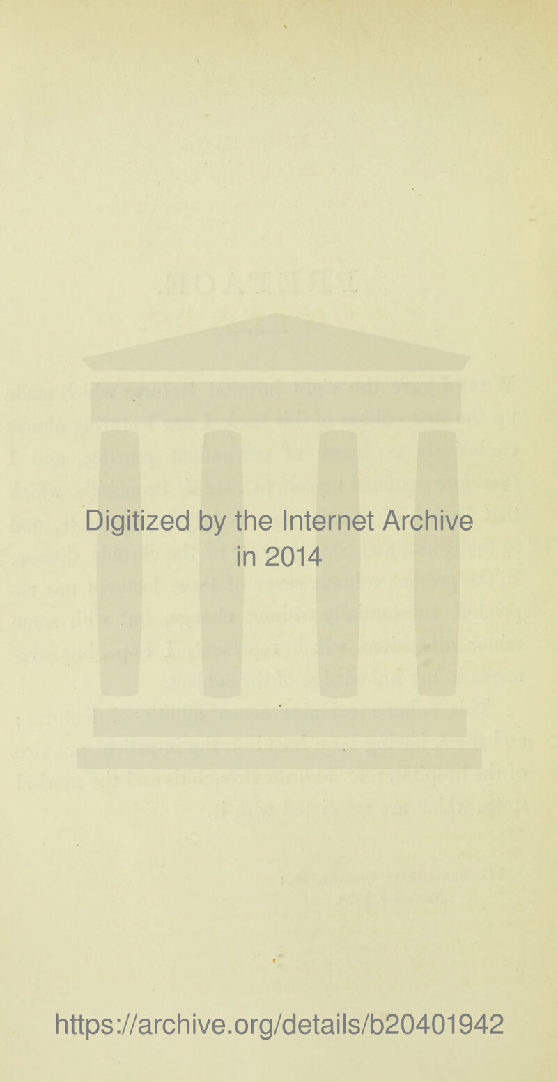 Digitized 1 by the Internet Archive in 2014 https://archive.org/details/b20401942