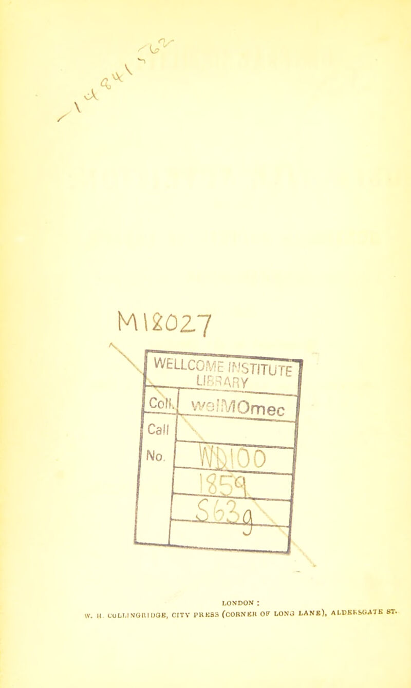 LONDON : H. CULMNGRIIJOK, CITY PRESS (CORNBH OF LONJ LANfi), ALDKKMIATK