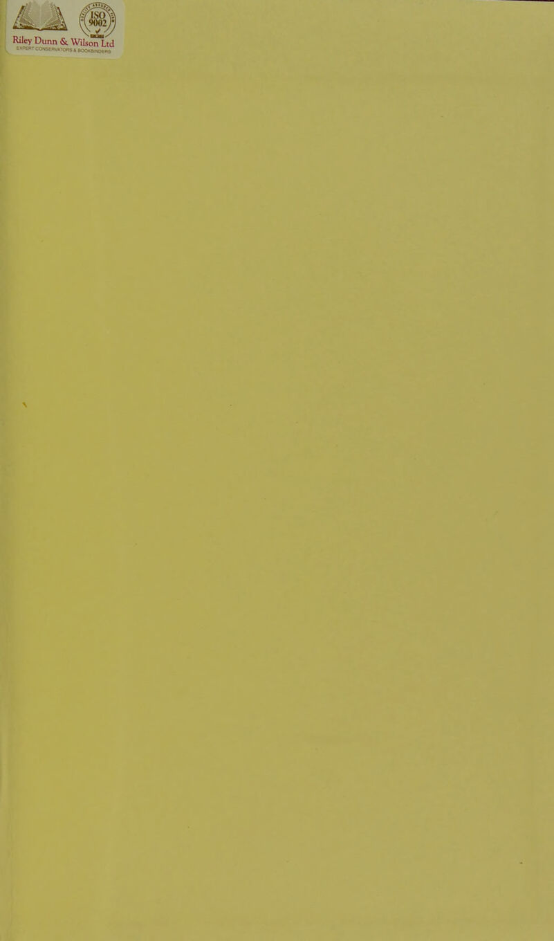 Riley Dunn & Wilson Ltd ■ ERI CONSe«V«IORS i BOOKS-NOEBS