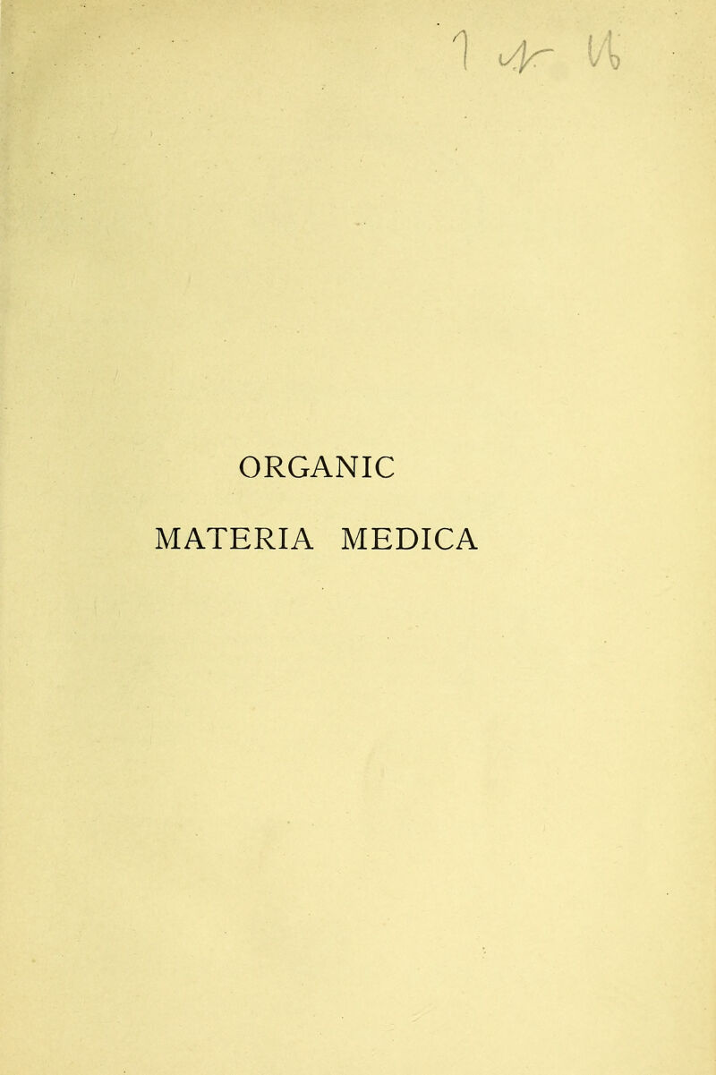 1 ujr l/t ORGANIC MATERIA MEDICA