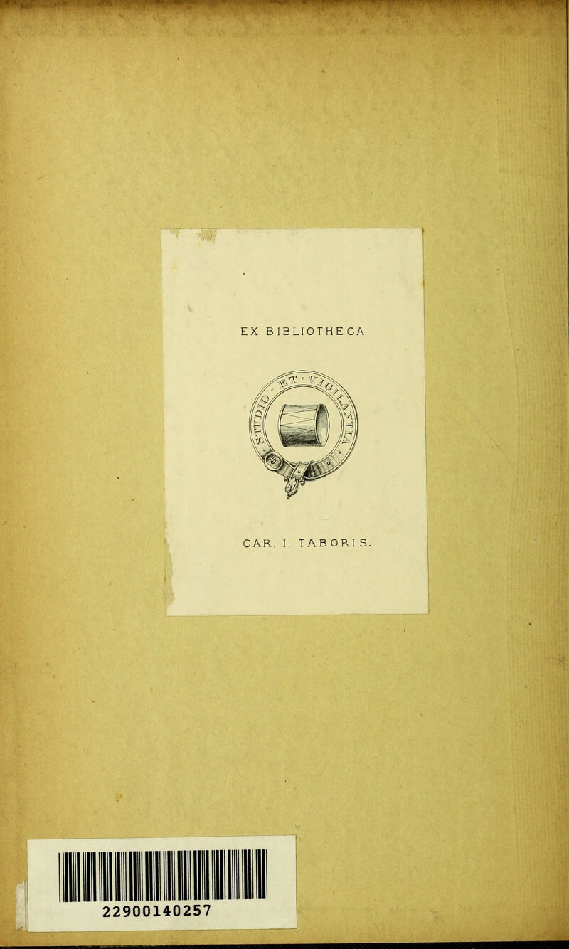 EX BIBLIOTHECA 22900140257