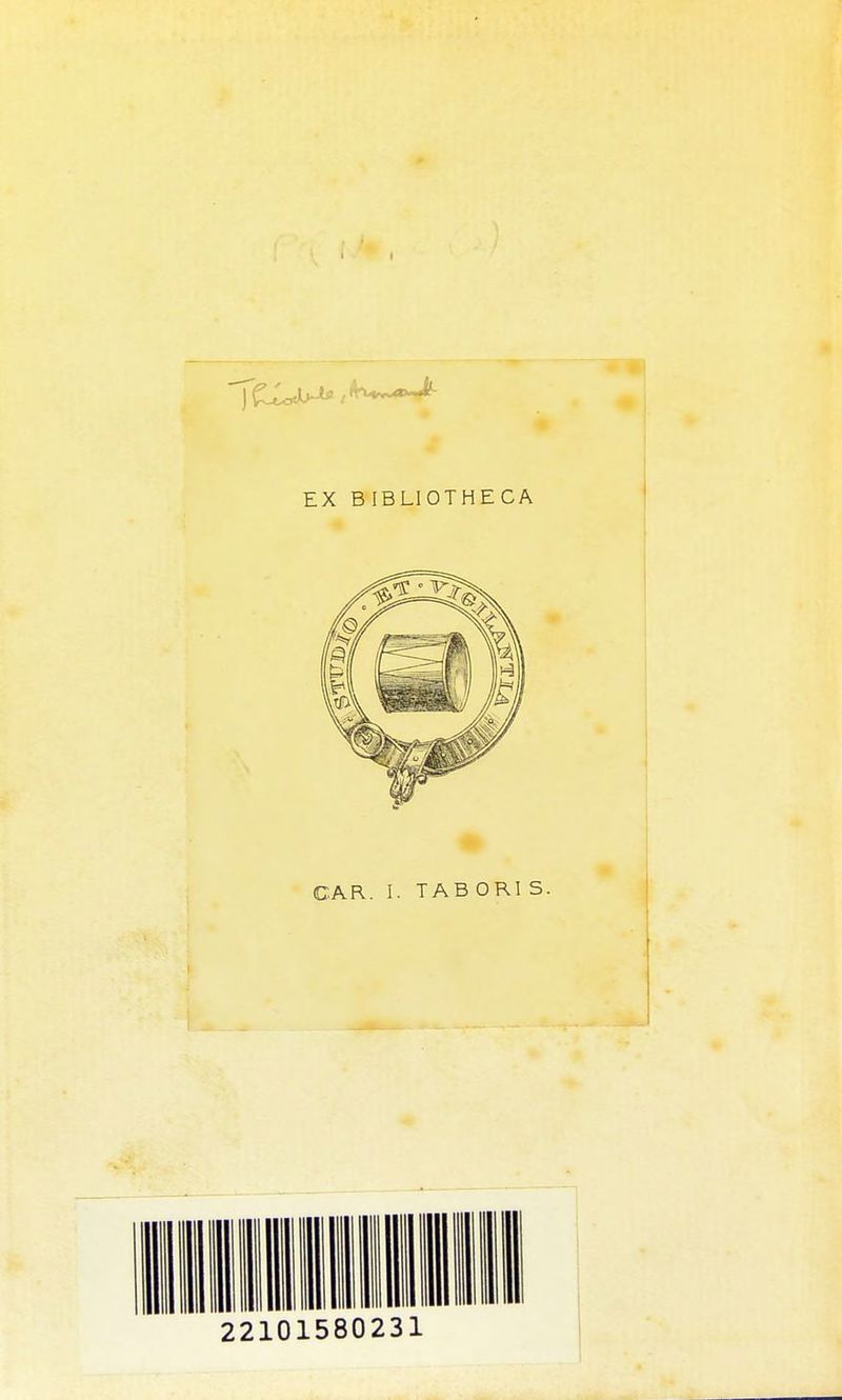 CAR. I. TAB ORI S.