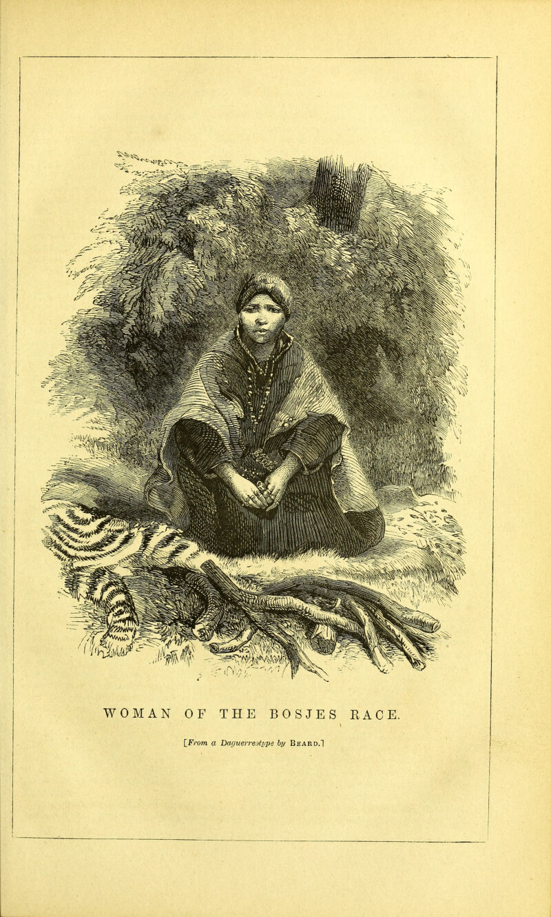 WOMAN OF THE BOSJES RACE. [From a Daguerreotype by Beard.1